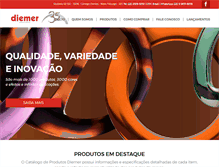 Tablet Screenshot of diemer.com.br