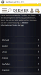Mobile Screenshot of diemer.de